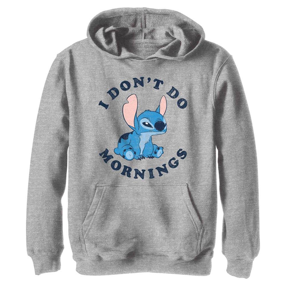 Boy's Disney Stitch Mornings Lightweight Hoodie - MARVEL PRODUCTS AND MORE
