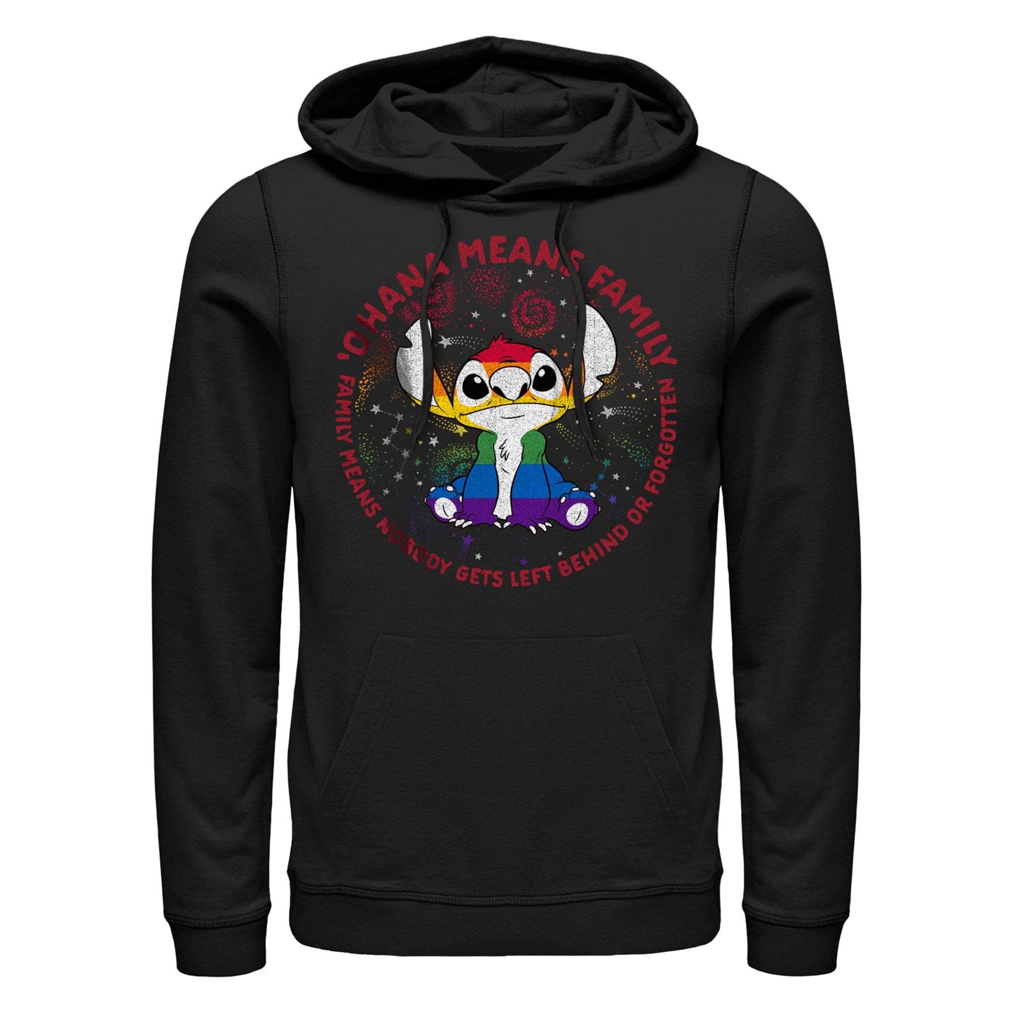 Men's Disney Ohana Pride Lightweight Hoodie - MARVEL PRODUCTS AND MORE
