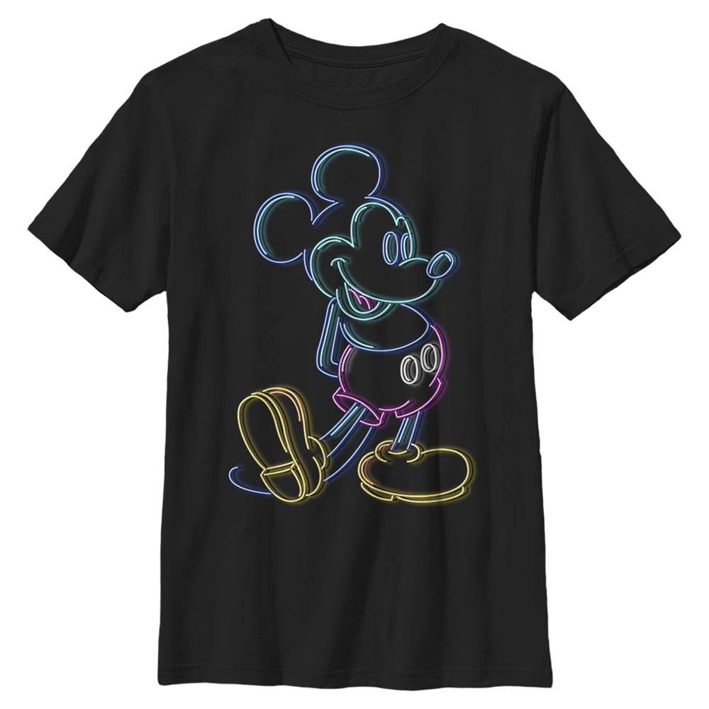 Boy's Disney Neon Mickey T-Shirt - MARVEL PRODUCTS AND MORE