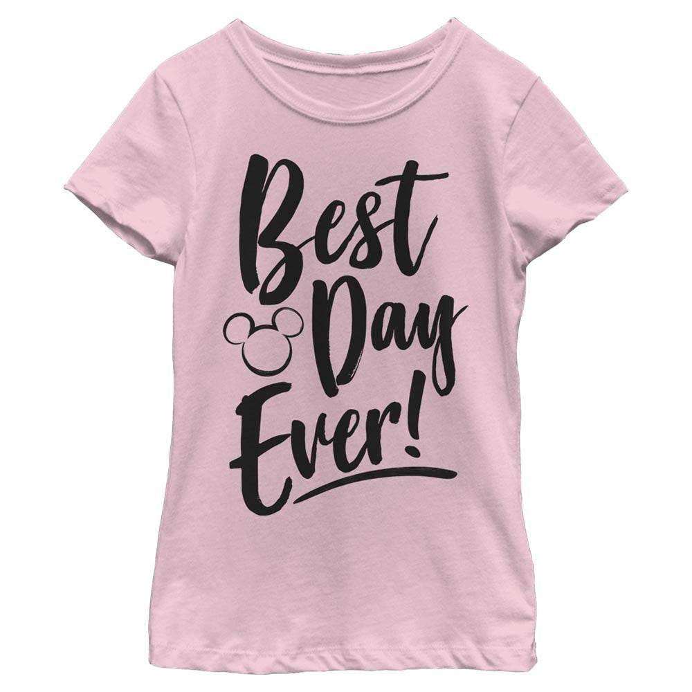 Girl's Disney Best Day Ever T-Shirt - MARVEL PRODUCTS AND MORE
