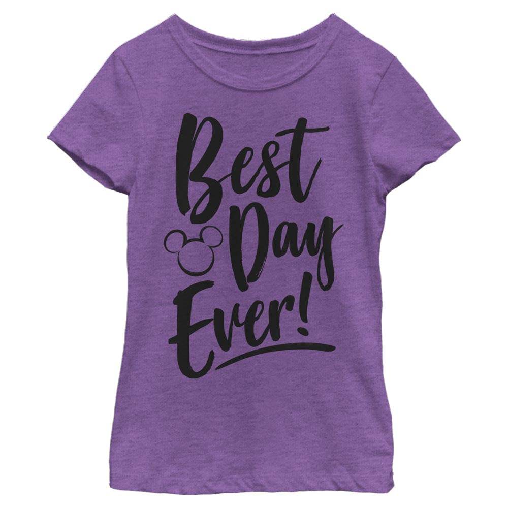 Girl's Disney Best Day Ever T-Shirt - MARVEL PRODUCTS AND MORE