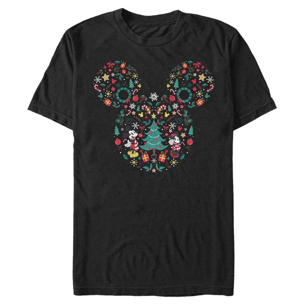 Men's Disney Christmas Silhouette T-Shirt - MARVEL PRODUCTS AND MORE