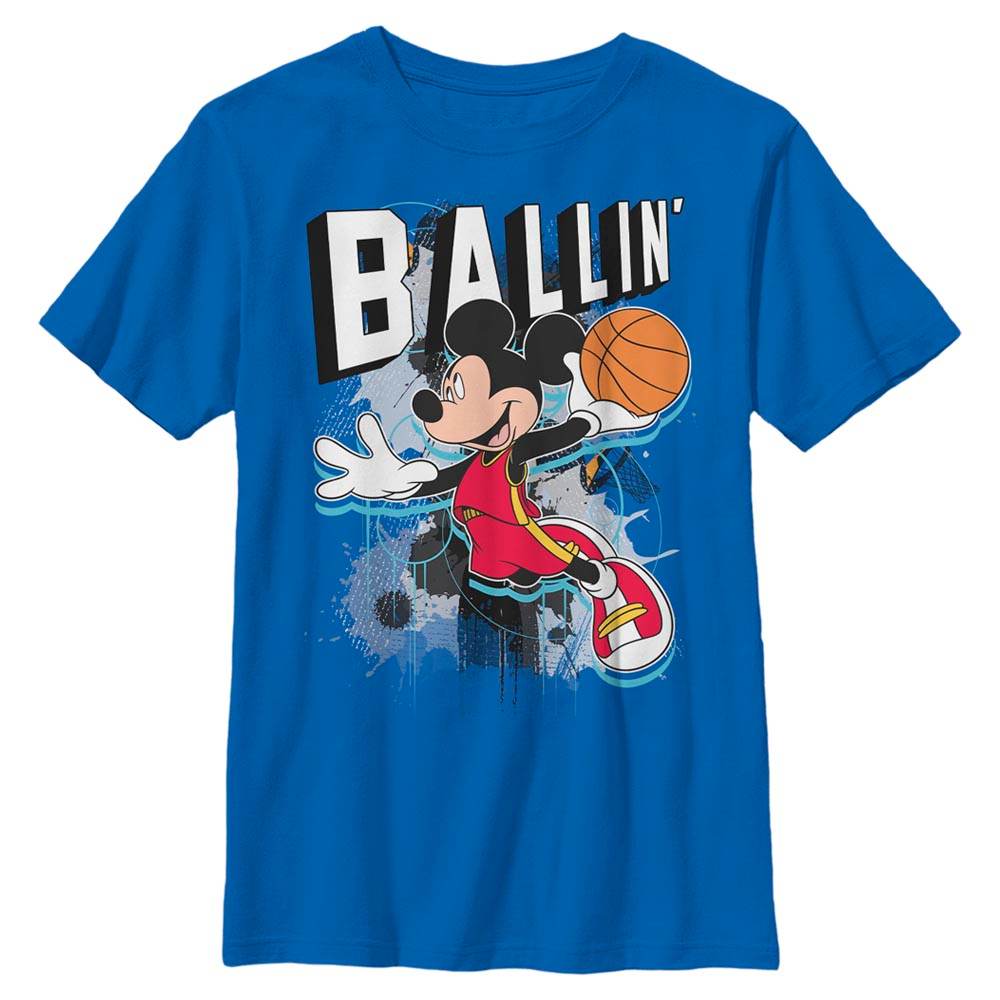 Boy's Disney Mickey Ballin T-Shirt - MARVEL PRODUCTS AND MORE