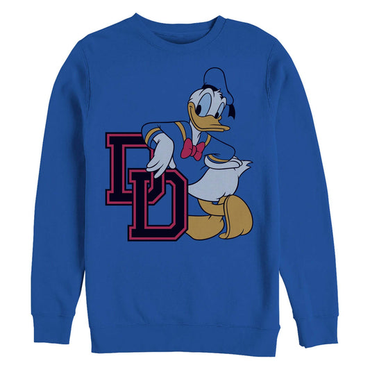 Men's Disney Donald COllege DD Sweatshirt - MARVEL PRODUCTS AND MORE