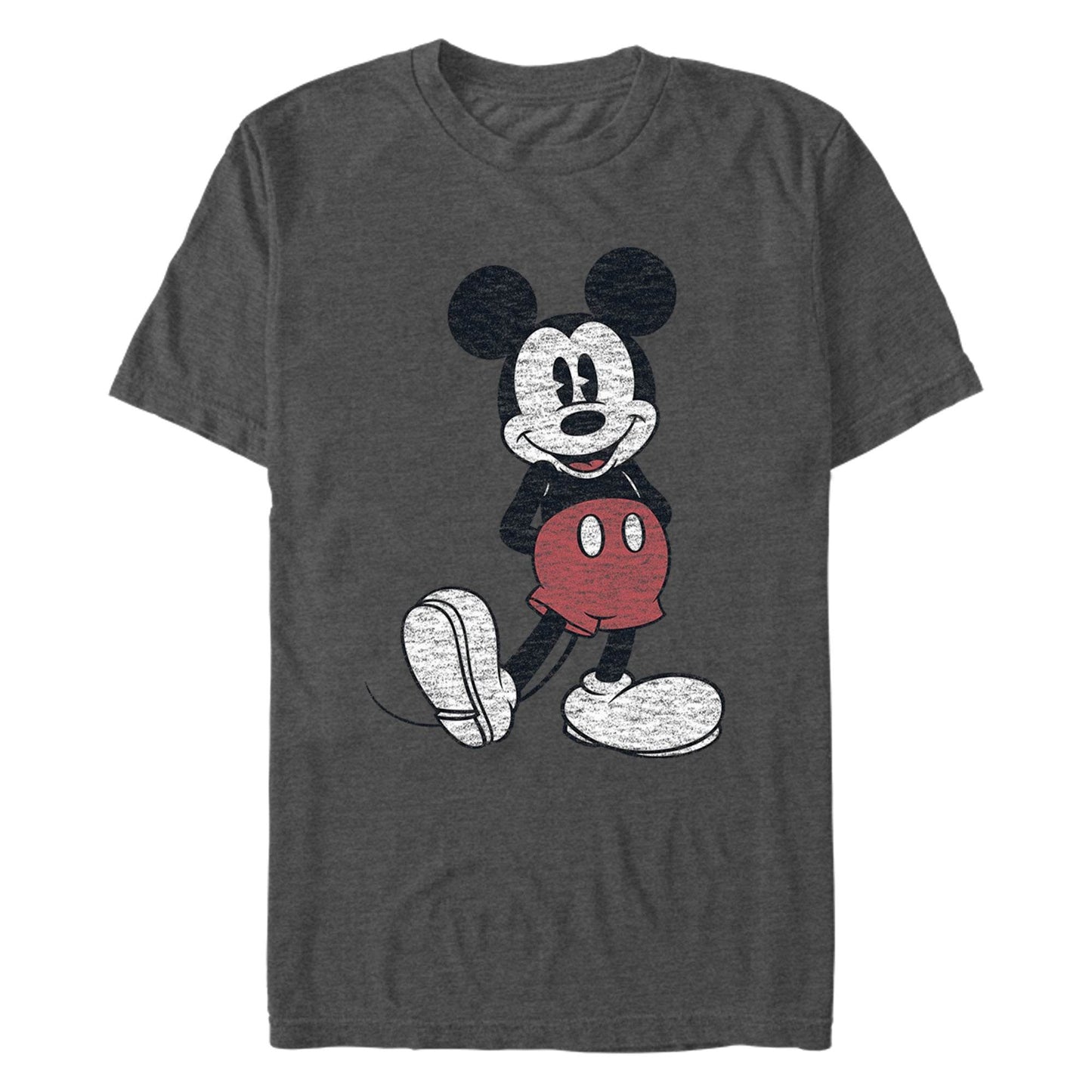 Men's Disney Mickey Pose - Char Htr T-Shirt - MARVEL PRODUCTS AND MORE