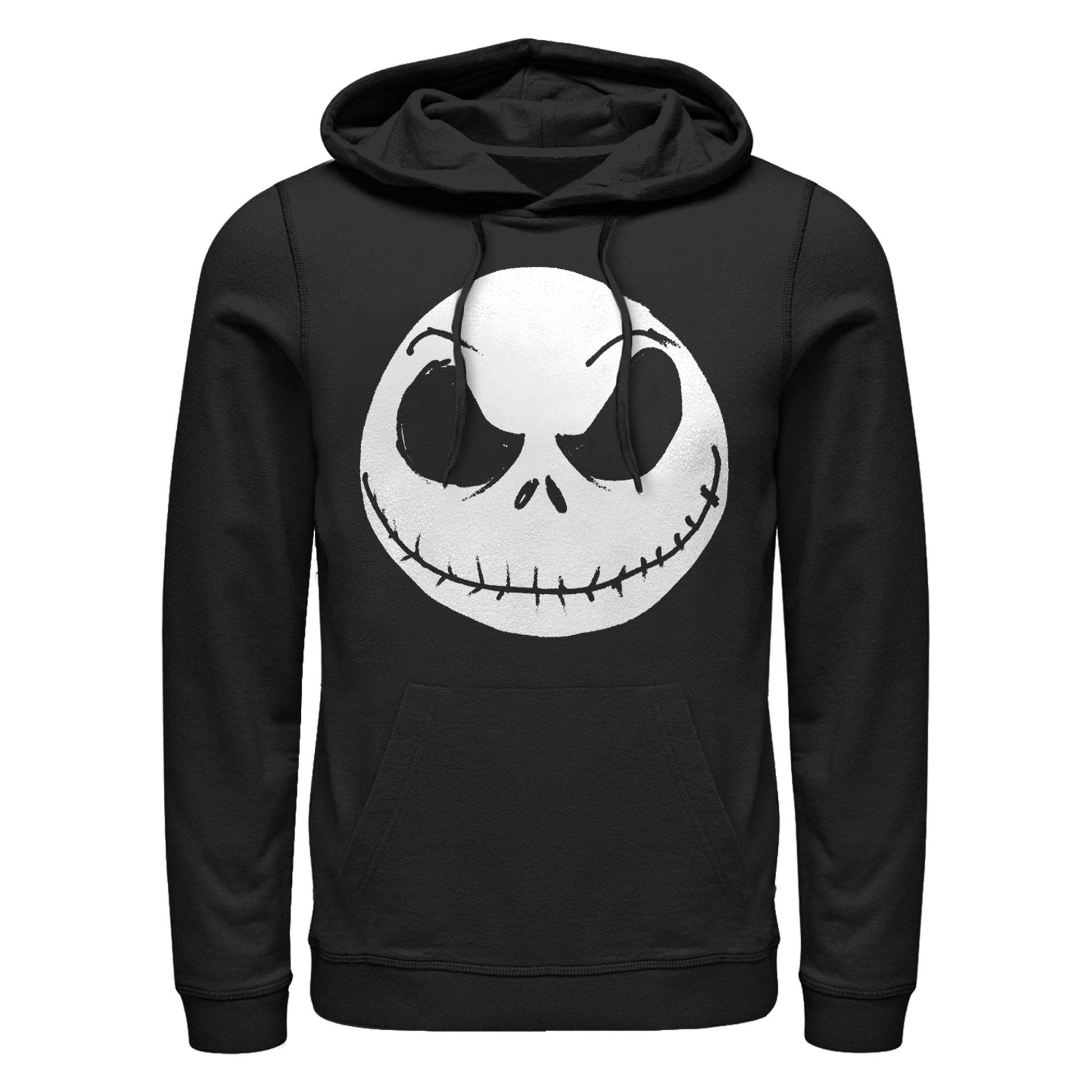 Men's Disney Big Face Jack Lightweight Hoodie - MARVEL PRODUCTS AND MORE