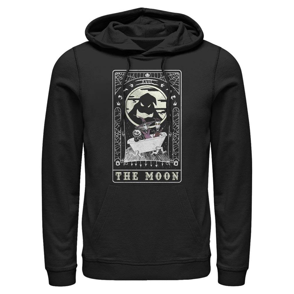 Men's Disney Halloween Oogie Boogie and his Boys Moon Tarot Card Lightweight Hoodie - MARVEL PRODUCTS AND MORE
