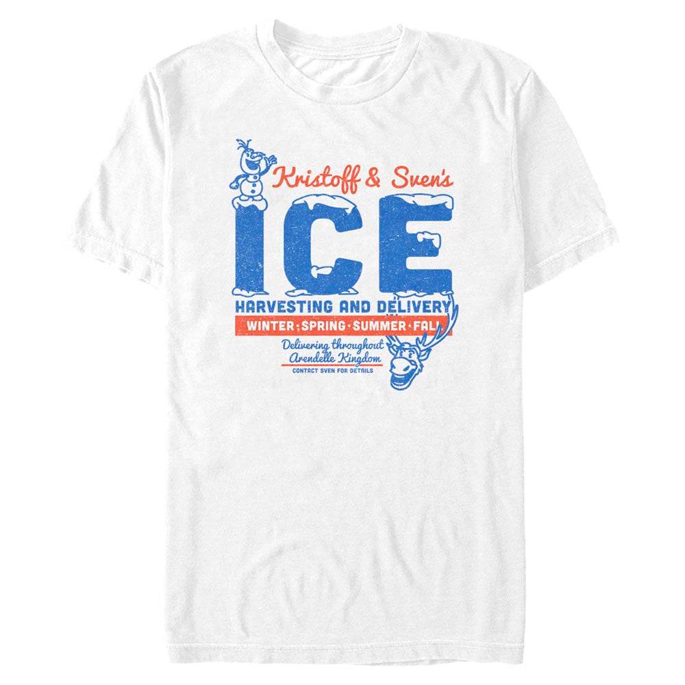 Men's Disney Kristoff & Sven's Ice Harvesting And Delivery T-Shirt - MARVEL PRODUCTS AND MORE