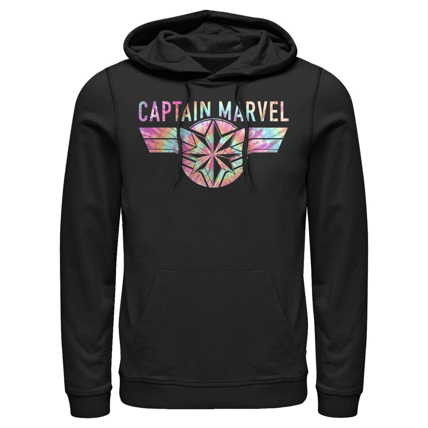 Men's Marvel Tie Dye Captain Lightweight Hoodie - MARVEL PRODUCTS AND MORE