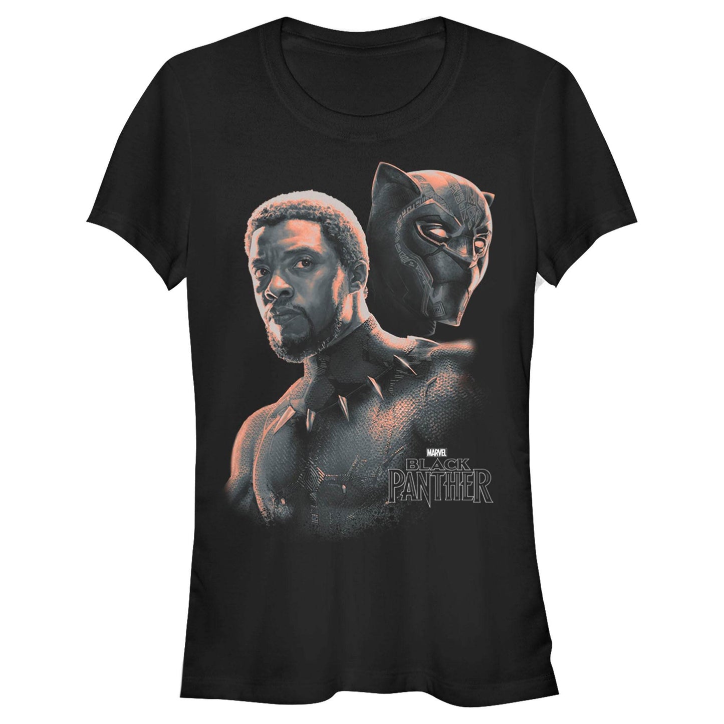 Junior's Marvel TChalla Unmasked T-Shirt - MARVEL PRODUCTS AND MORE