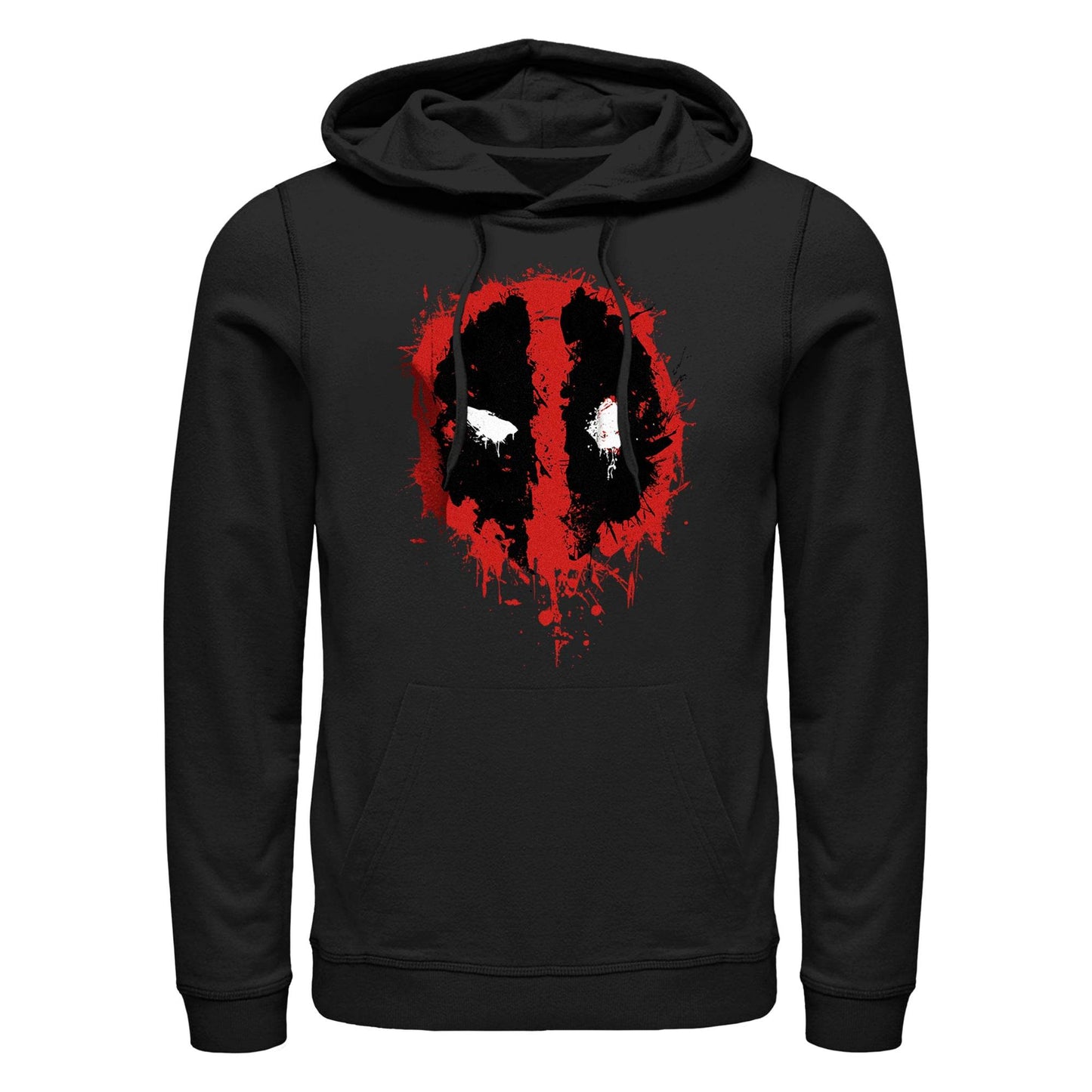 Men's Marvel Deadpool Splatter Icon Lightweight Hoodie - MARVEL PRODUCTS AND MORE