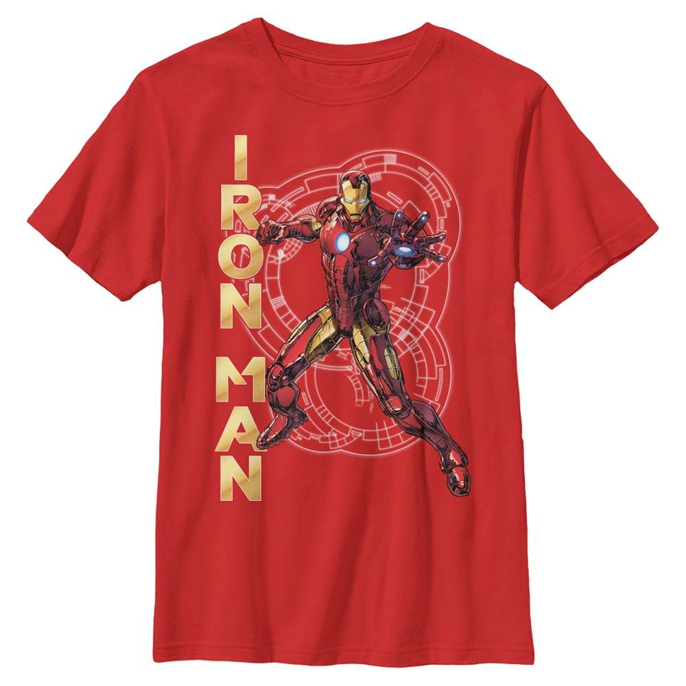 Boy's Marvel Iron Man Technology T-Shirt - MARVEL PRODUCTS AND MORE