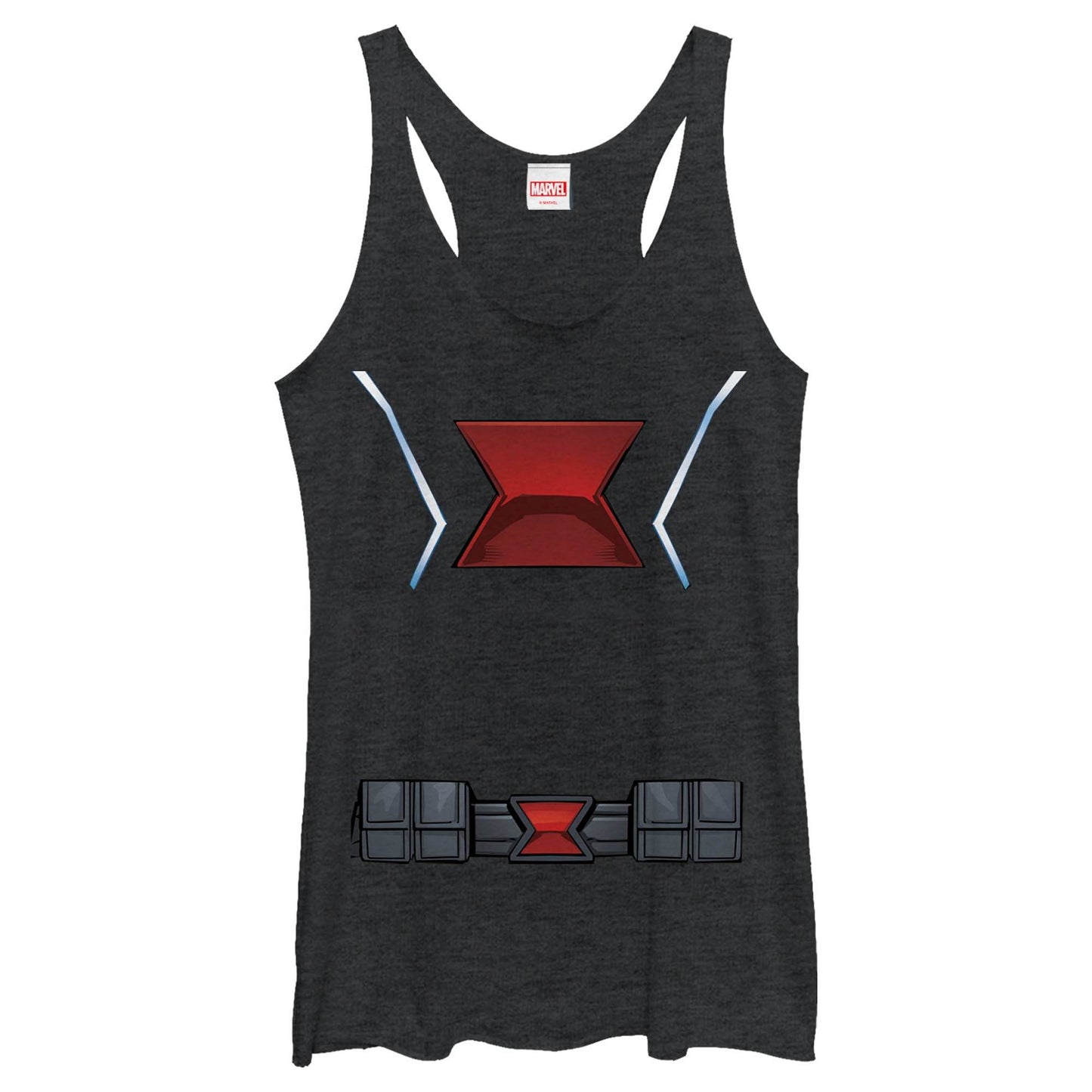 Junior's Marvel Black Widow Front Tank Top - MARVEL PRODUCTS AND MORE