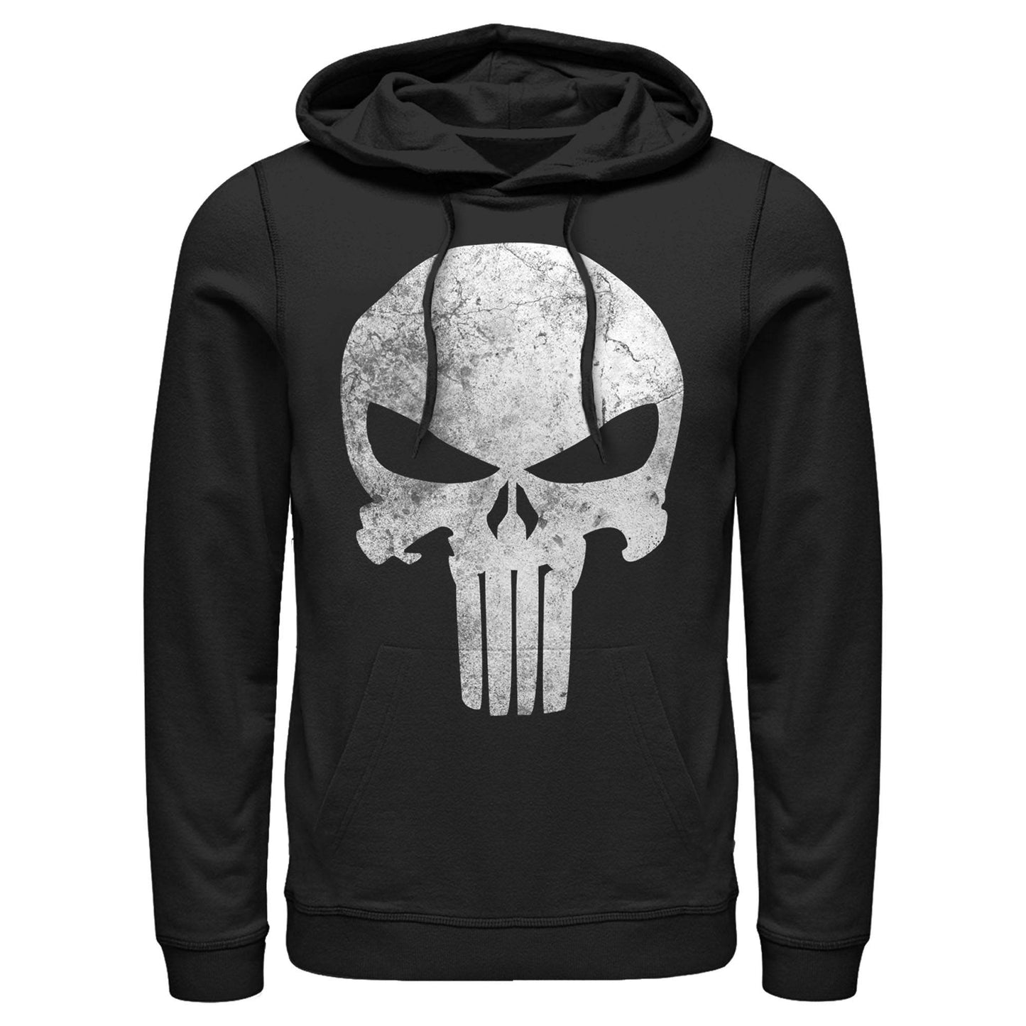 Men's Marvel Punisher DistressedSkull Lightweight Hoodie - MARVEL PRODUCTS AND MORE