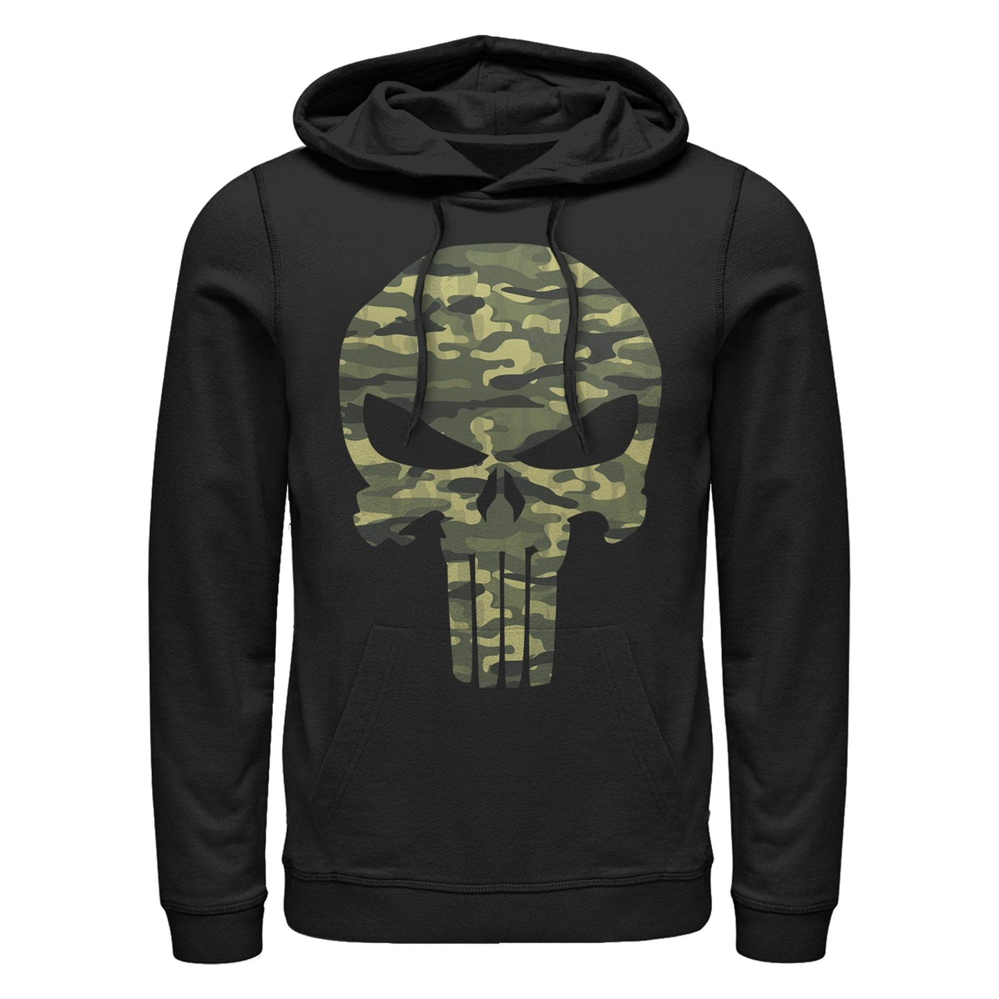 Men's Marvel Punisher CamoSkull Lightweight Hoodie - MARVEL PRODUCTS AND MORE