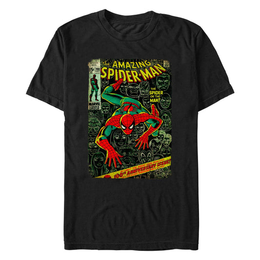 Men's Marvel Spidey Front Cover T-Shirt - MARVEL PRODUCTS AND MORE