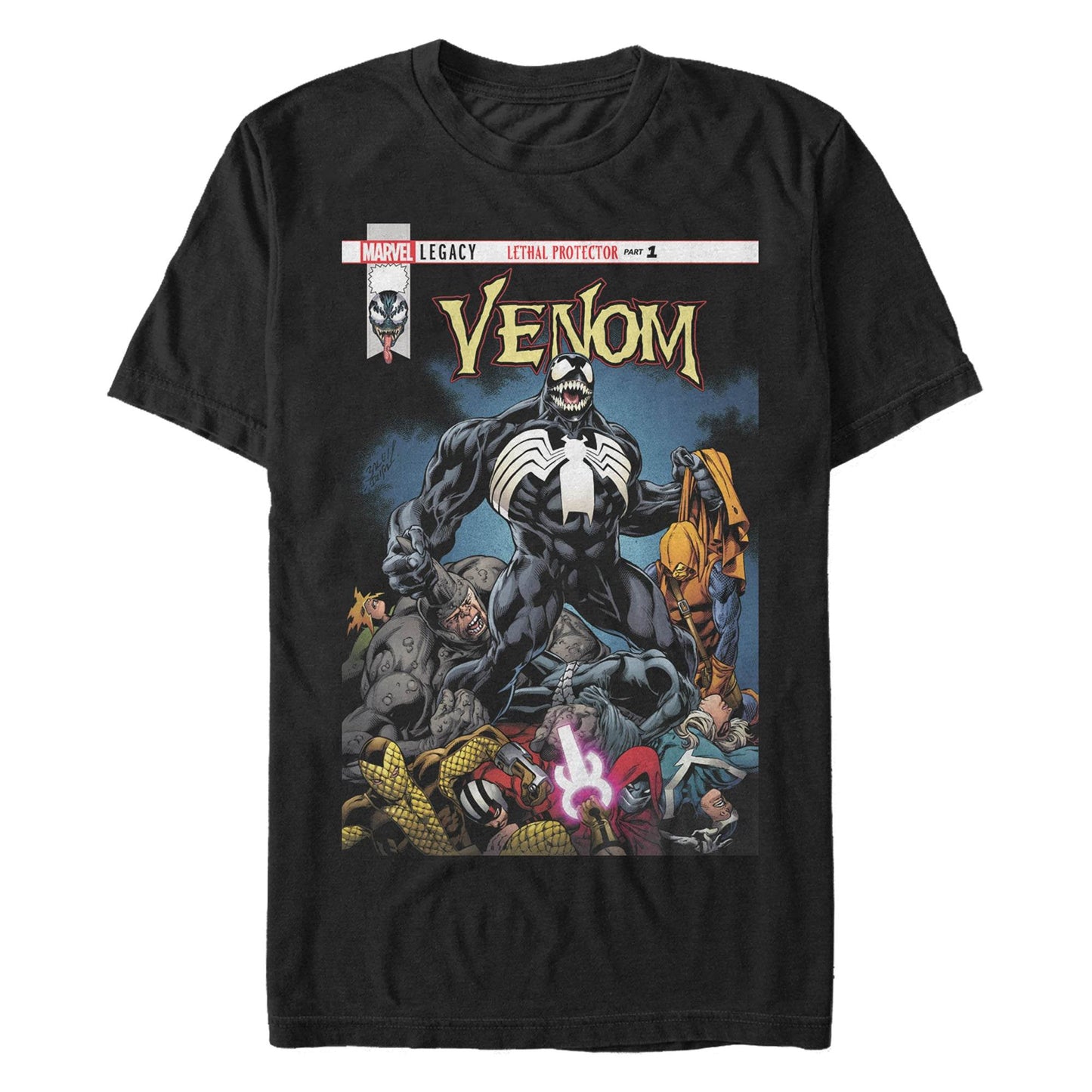 Men's Marvel Venomized Cover T-Shirt - MARVEL PRODUCTS AND MORE
