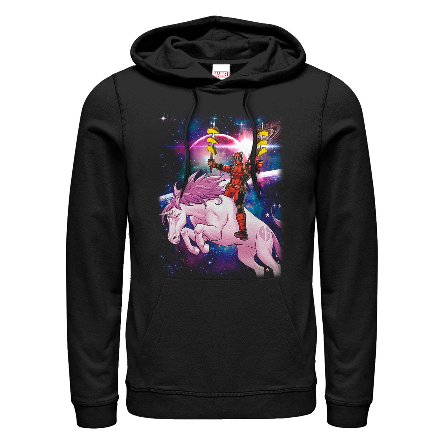 Men's Marvel Taco Unicorn Lightweight Hoodie - MARVEL PRODUCTS AND MORE