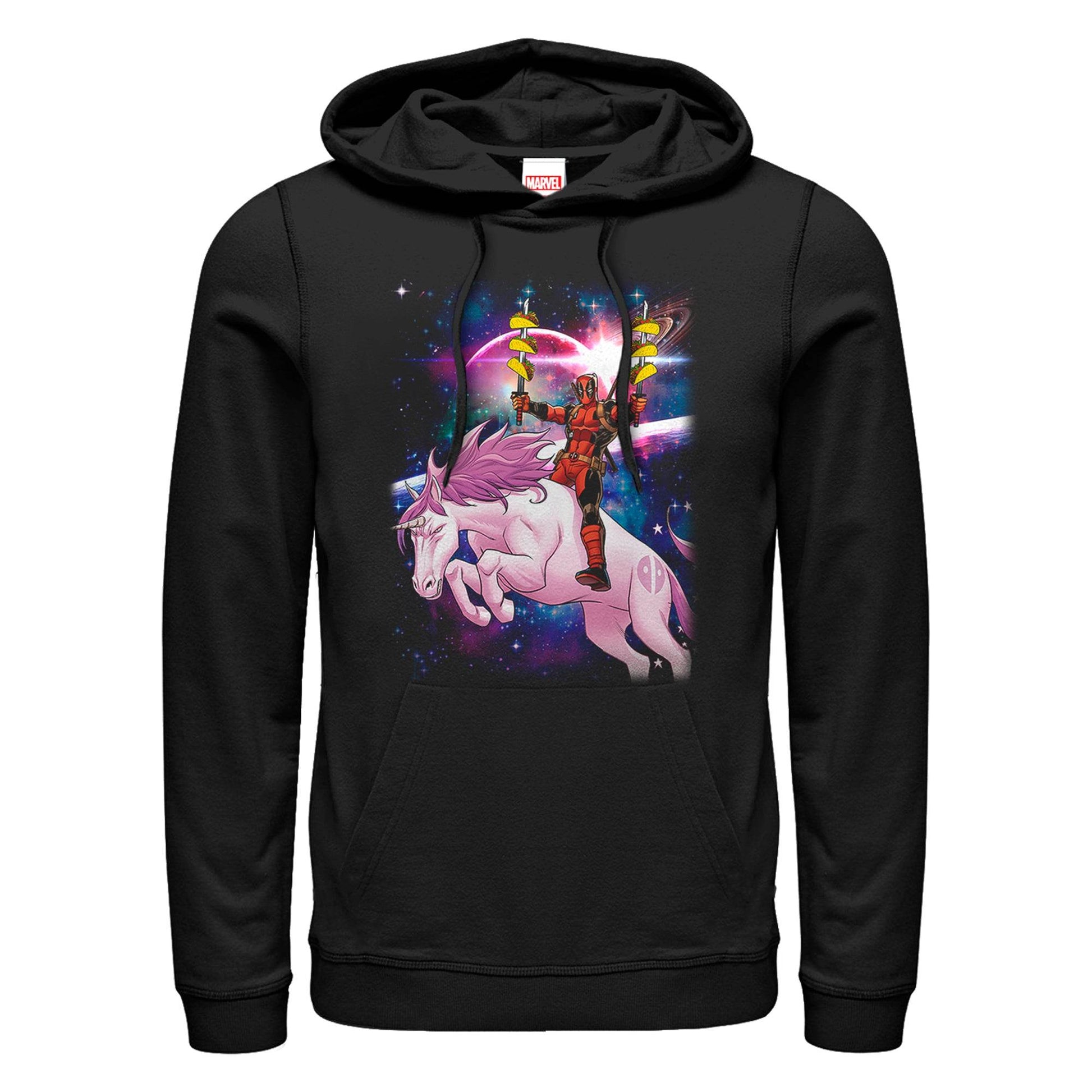 Men's Marvel Taco Unicorn Lightweight Hoodie - MARVEL PRODUCTS AND MORE