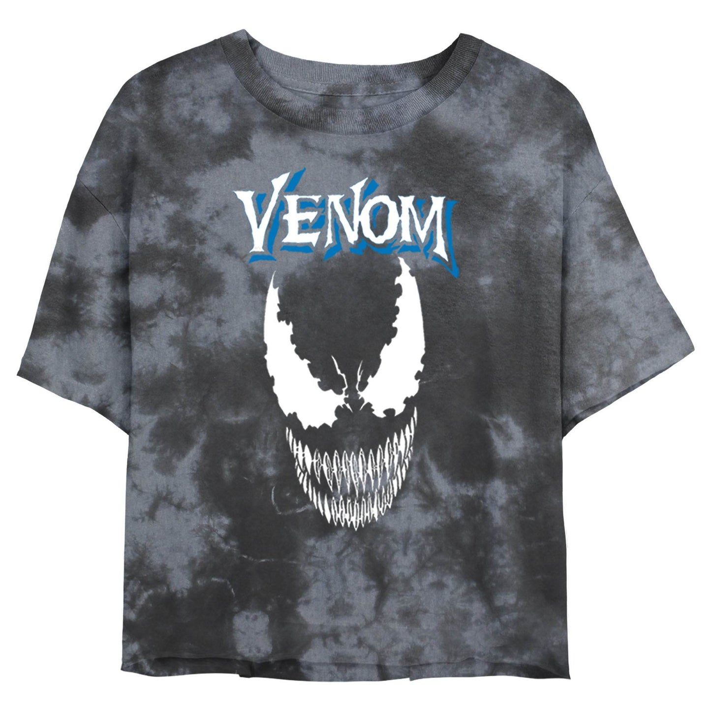 Junior's Marvel Venom Crest Bombard Tie-Dye T-Shirt - MARVEL PRODUCTS AND MORE