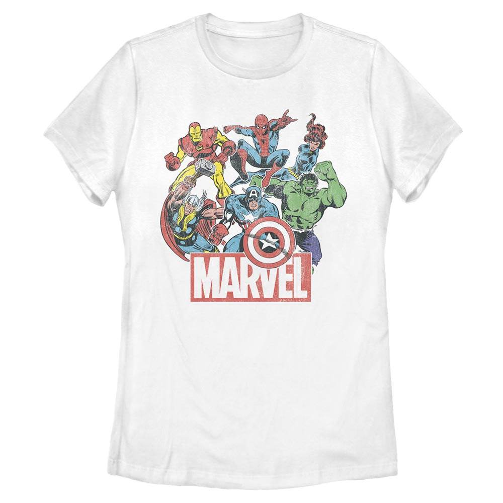 Women's Marvel Heroes of Today T-Shirt - MARVEL PRODUCTS AND MORE