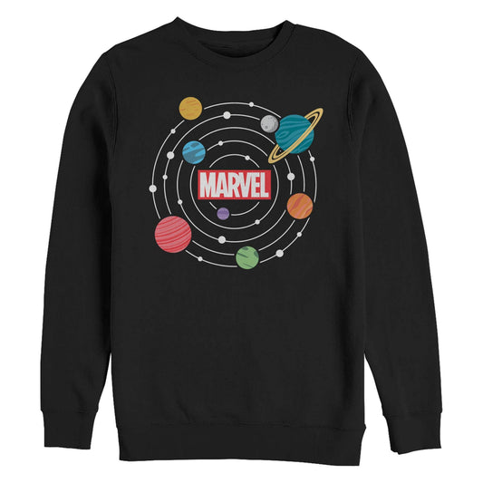 Men's Marvel SOLAR SYSTEM Sweatshirt - MARVEL PRODUCTS AND MORE