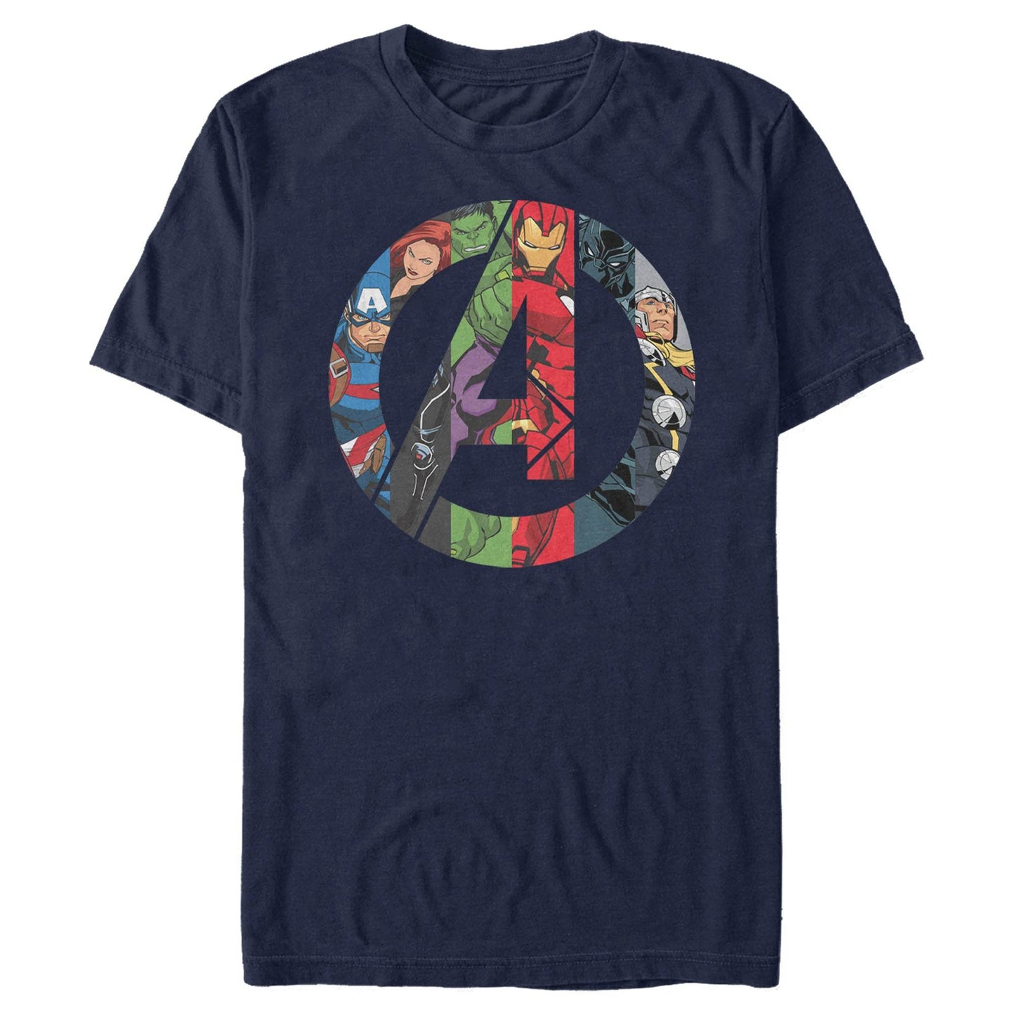 Men's Marvel Avengers Heroes Icon T-Shirt - MARVEL PRODUCTS AND MORE