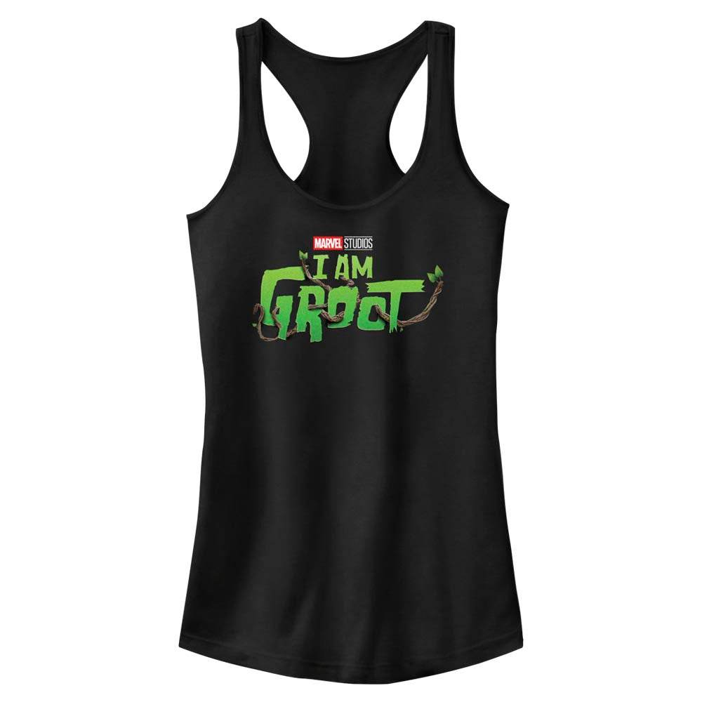 Junior's Marvel Groot Main Logo Tank Top - MARVEL PRODUCTS AND MORE