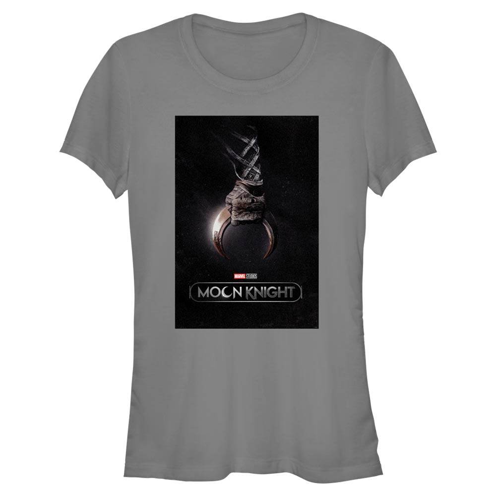 Junior's Marvel Crescent Dart Poster T-Shirt - MARVEL PRODUCTS AND MORE