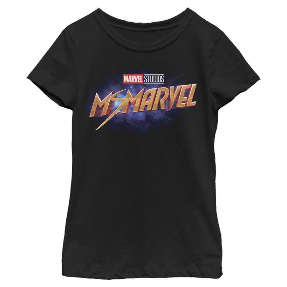 Girl's Marvel Ms Logo T-Shirt - MARVEL PRODUCTS AND MORE