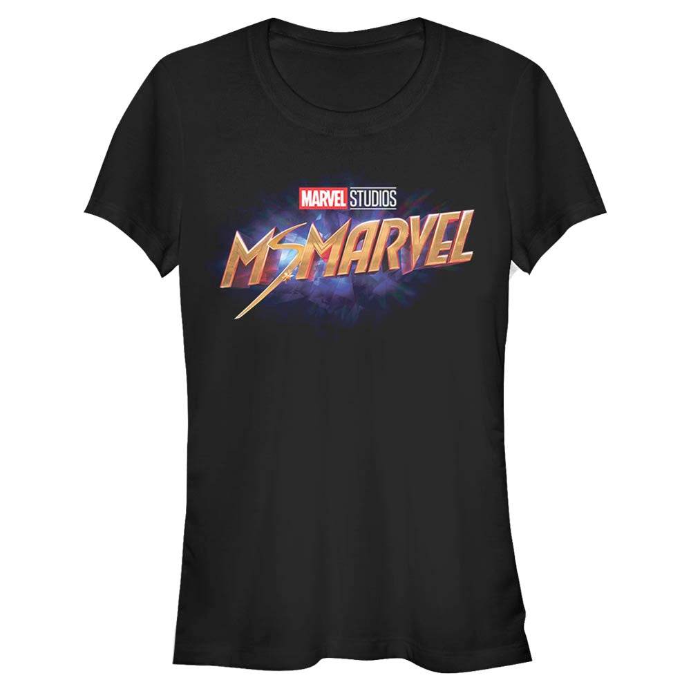 Junior's Marvel Ms Logo T-Shirt - MARVEL PRODUCTS AND MORE