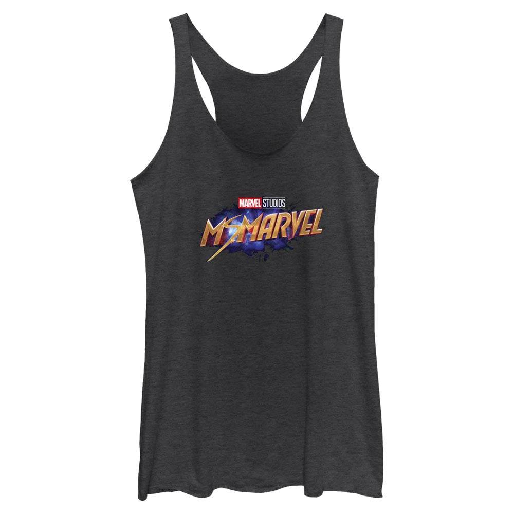 Junior's Marvel Ms Logo Tank Top - MARVEL PRODUCTS AND MORE