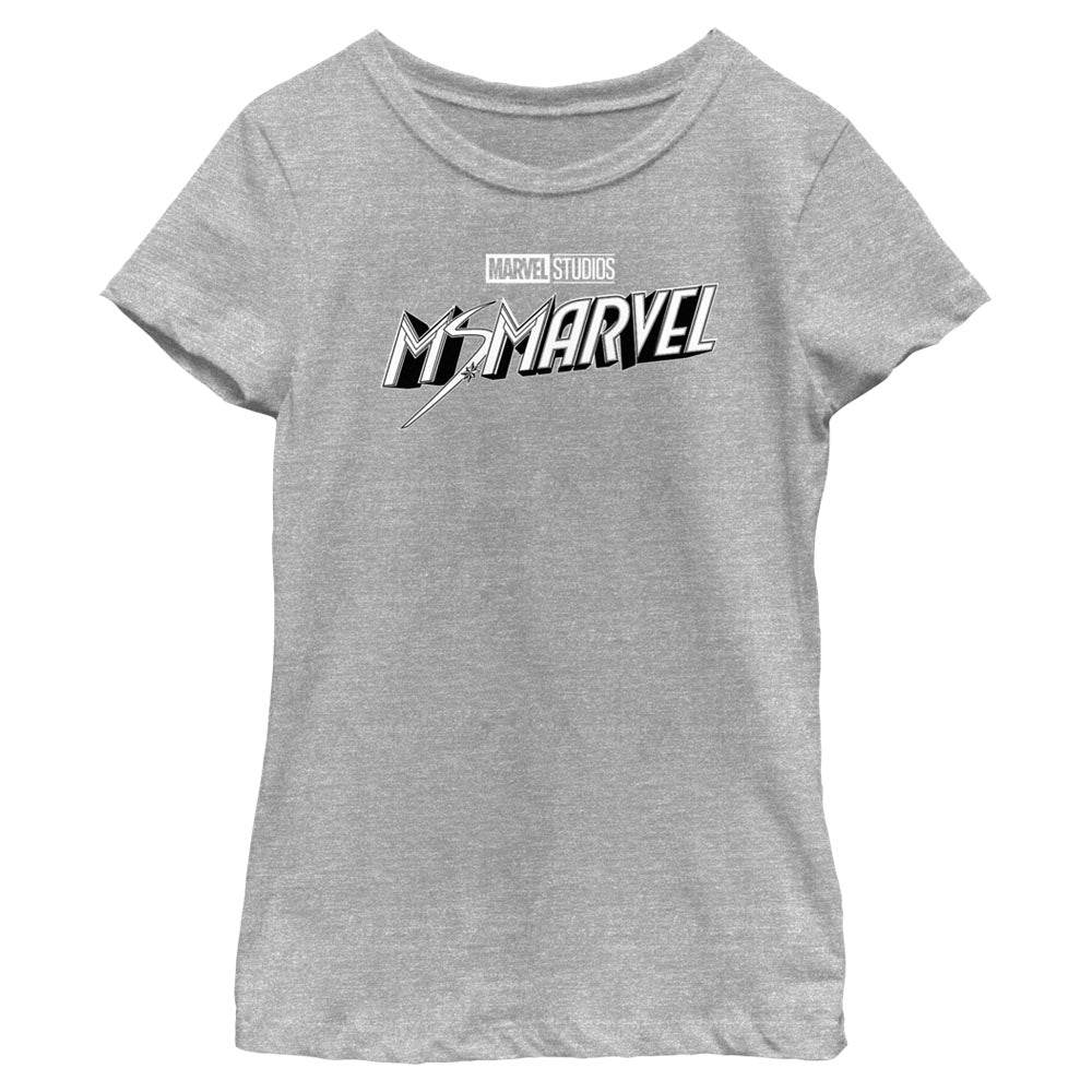 Girl's Marvel Black and White T-Shirt - MARVEL PRODUCTS AND MORE