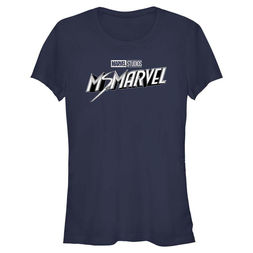 Junior's Marvel Black and White T-Shirt - MARVEL PRODUCTS AND MORE