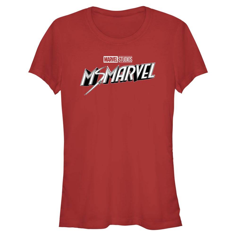 Junior's Marvel Black and White T-Shirt - MARVEL PRODUCTS AND MORE