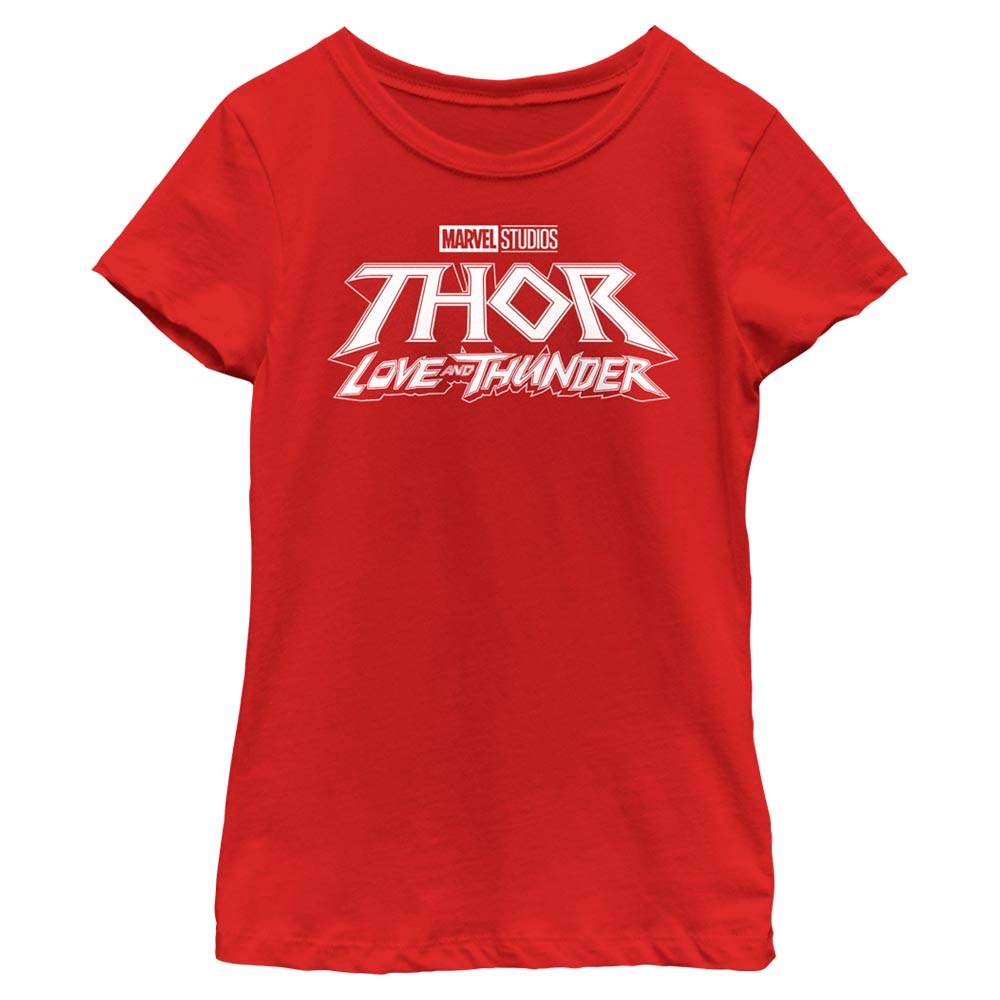 Girl's Marvel Black Logo T-Shirt - MARVEL PRODUCTS AND MORE