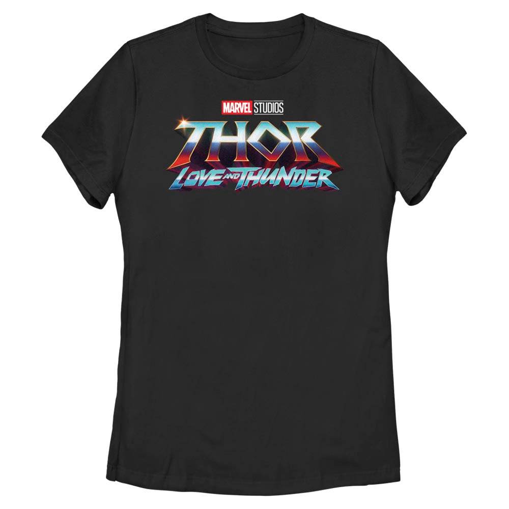 Women's Marvel Thunder Logo T-Shirt - MARVEL PRODUCTS AND MORE
