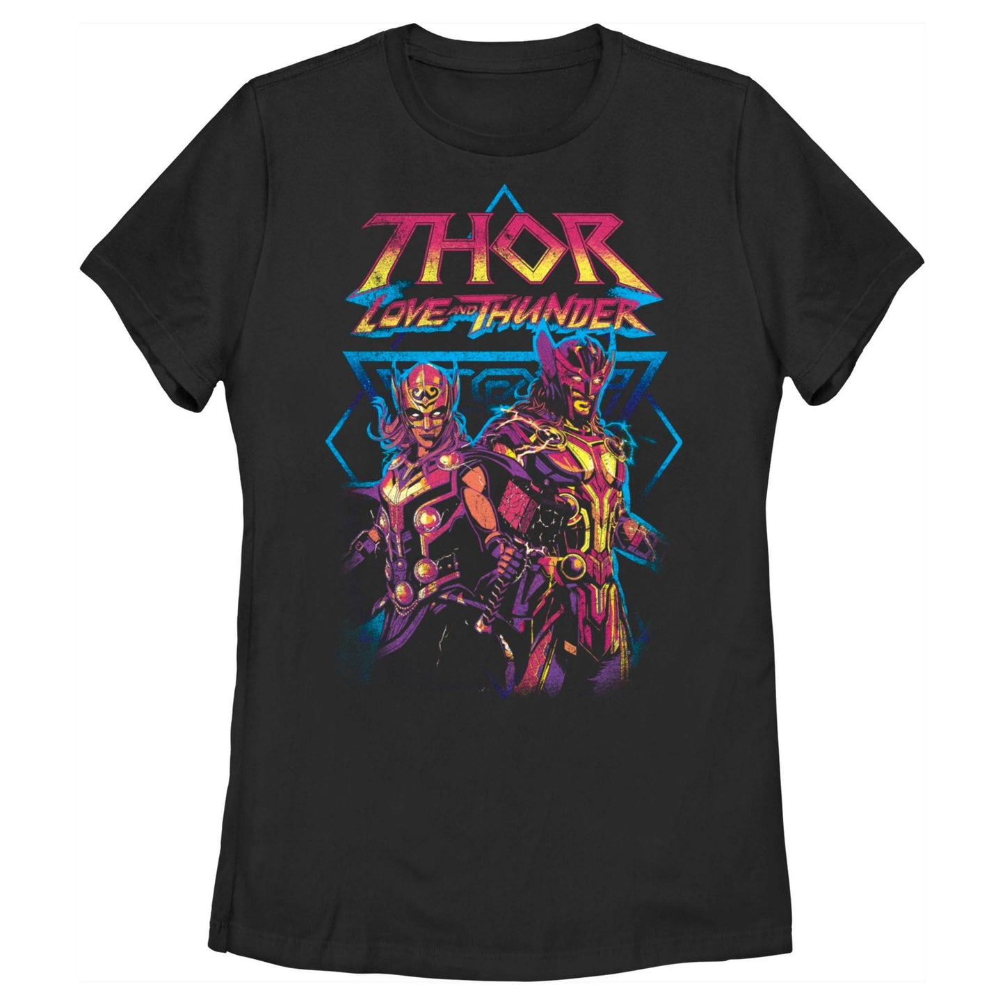 Women's Marvel Grunge Thunder T-Shirt - MARVEL PRODUCTS AND MORE