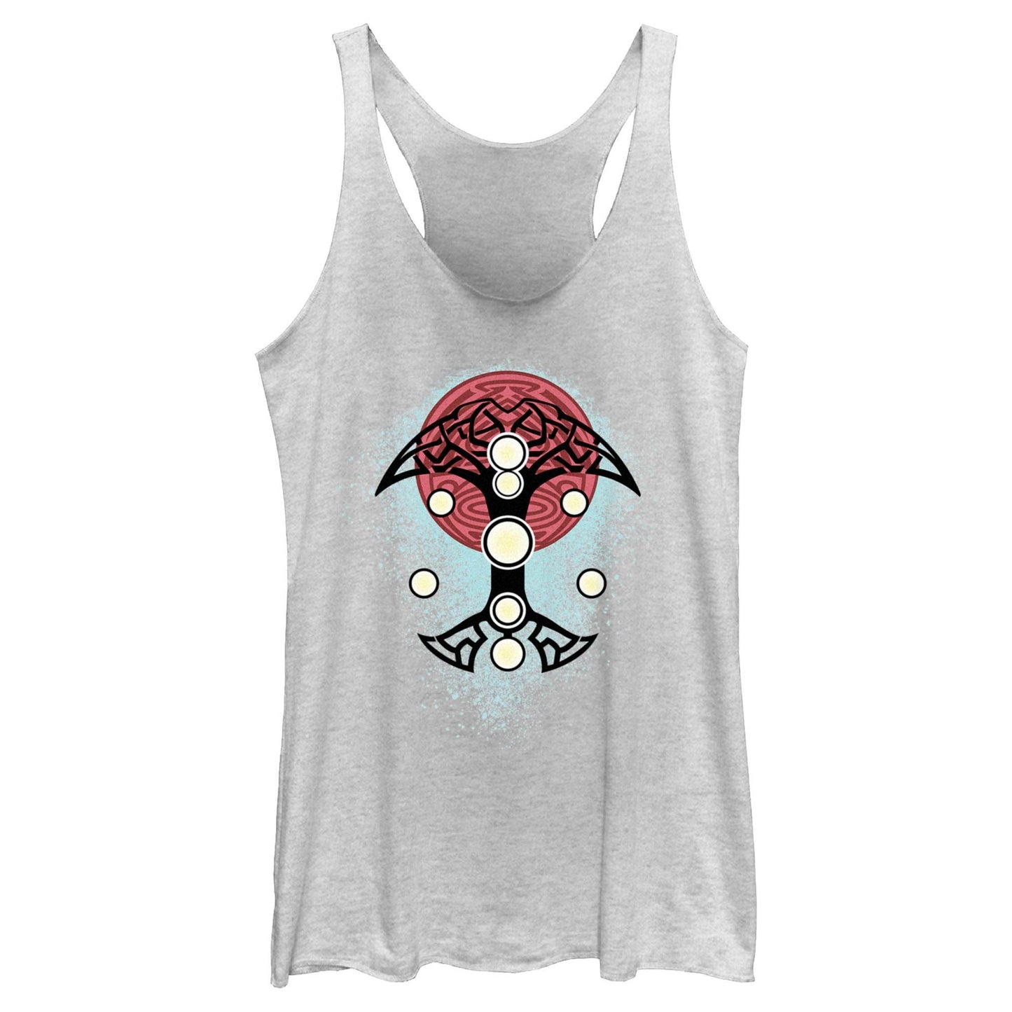 Junior's Marvel Blue Splatter Tank Top - MARVEL PRODUCTS AND MORE
