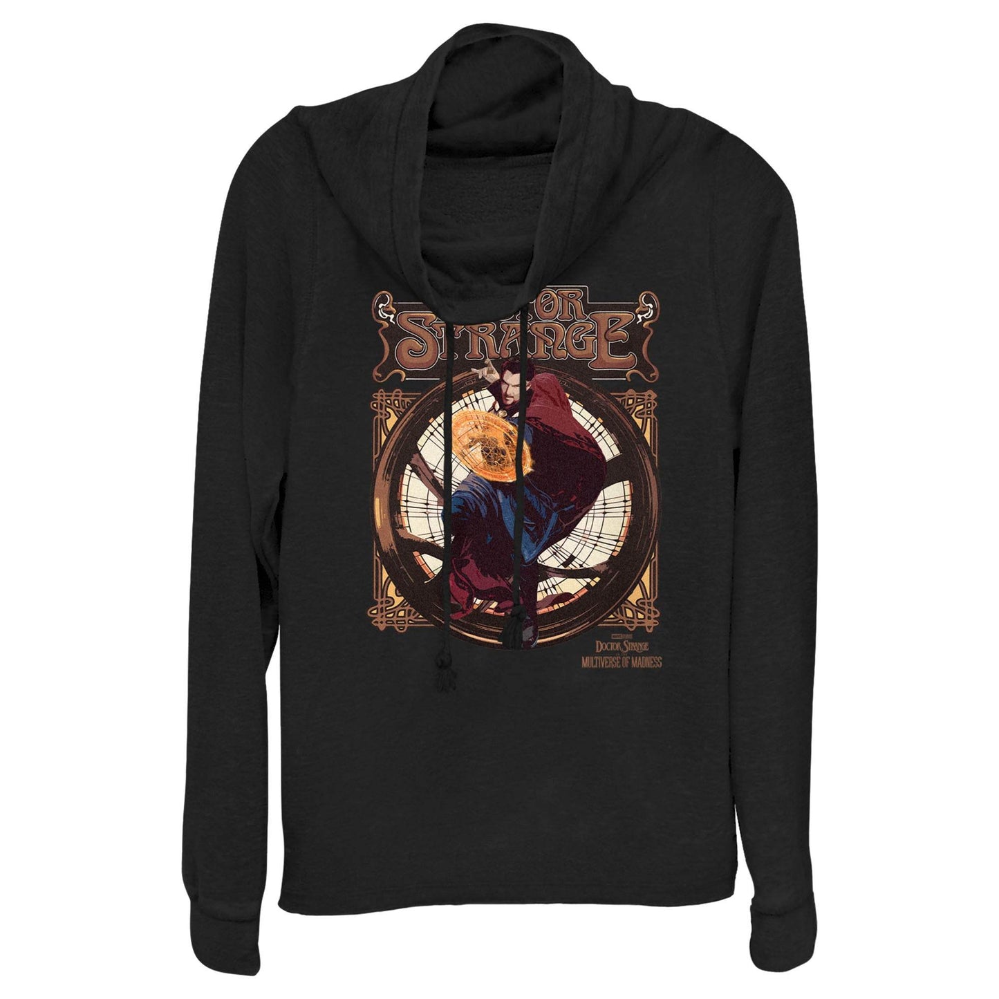 Junior's Marvel Retro Seal Cowl Neck - MARVEL PRODUCTS AND MORE