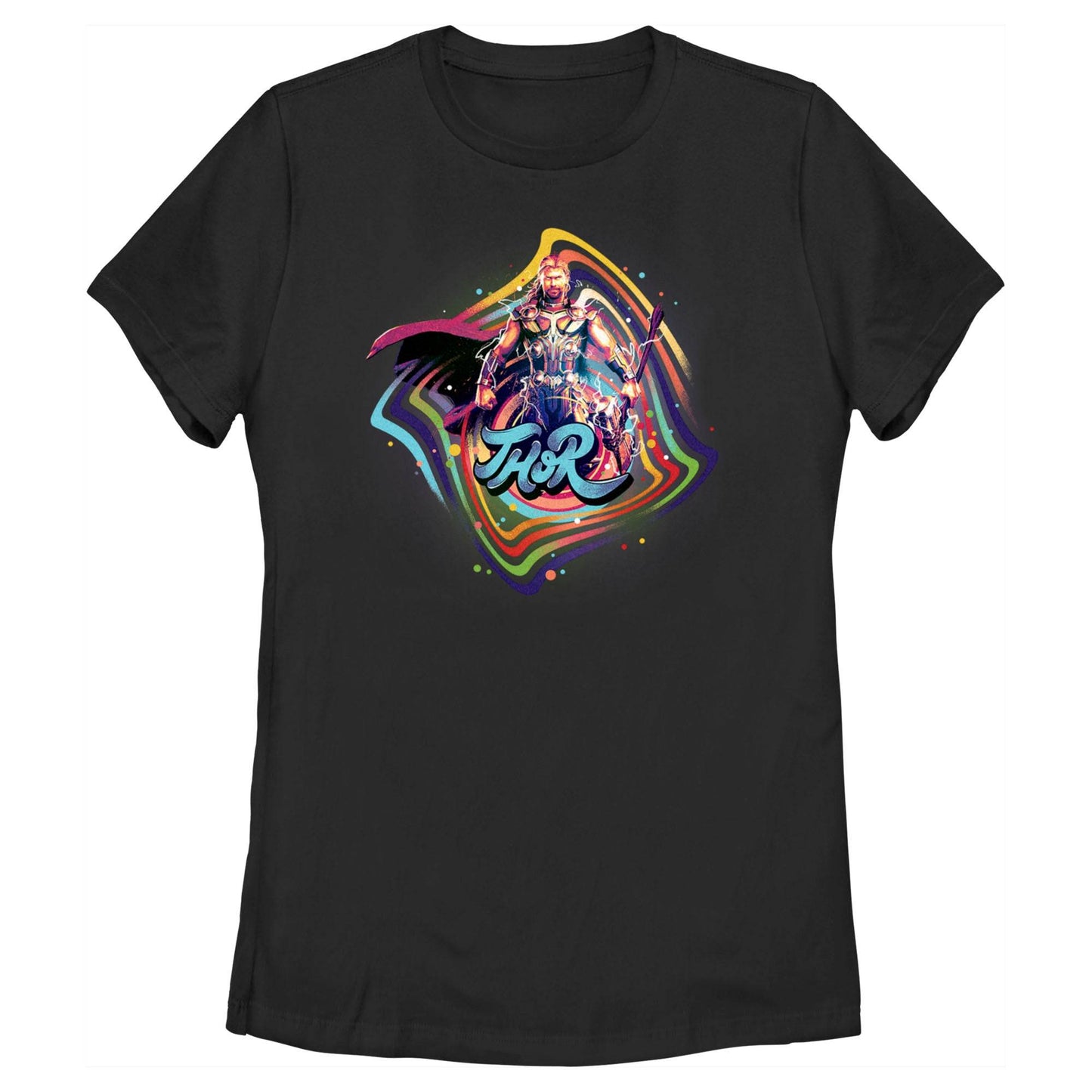 Women's Marvel Groovy Thor T-Shirt - MARVEL PRODUCTS AND MORE