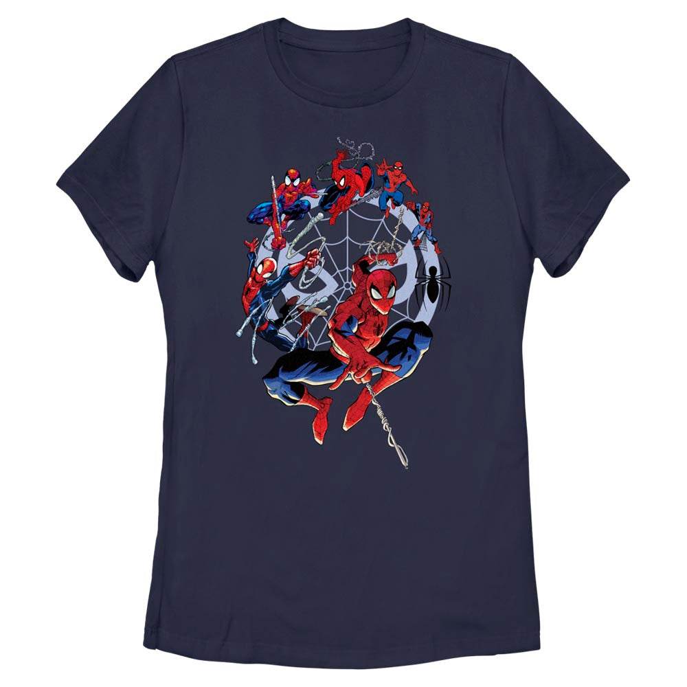 Women's Marvel SPIDEY CIRCLE EVOLUTION T-Shirt - MARVEL PRODUCTS AND MORE