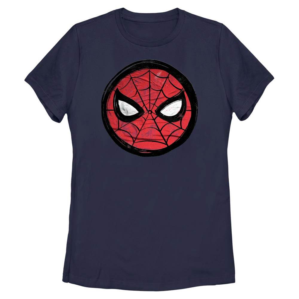 Women's Marvel SPIDEY SKETCH CIRCLE T-Shirt - MARVEL PRODUCTS AND MORE