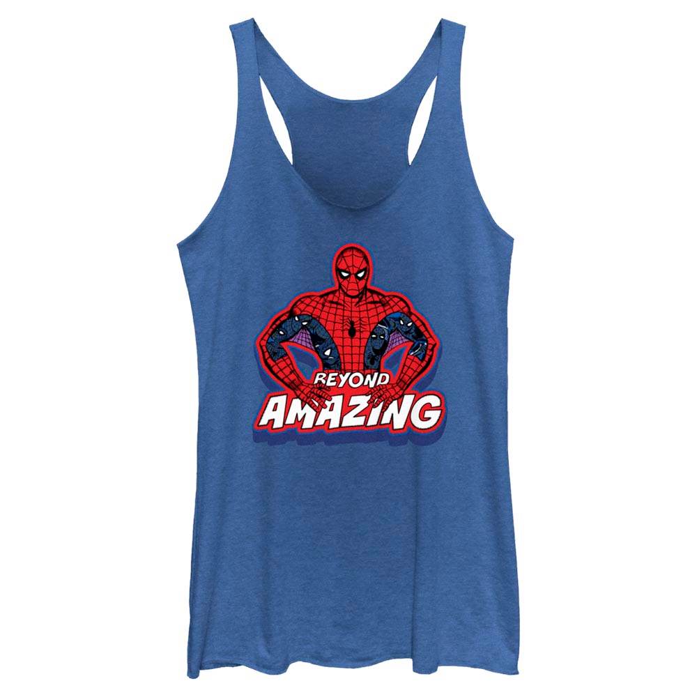 Junior's Marvel SPIDEY POSE BEYOND Tank Top - MARVEL PRODUCTS AND MORE