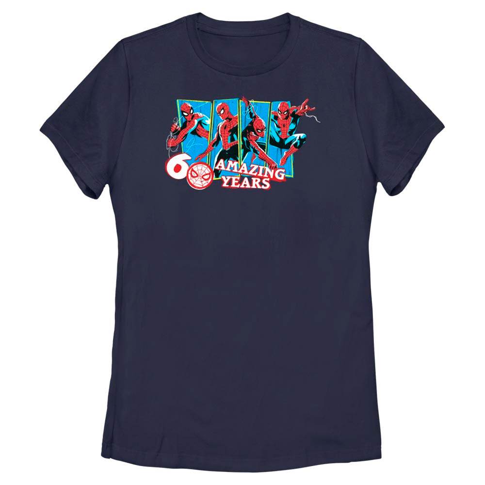 Women's Marvel 60 AMAZING YEARS T-Shirt - MARVEL PRODUCTS AND MORE