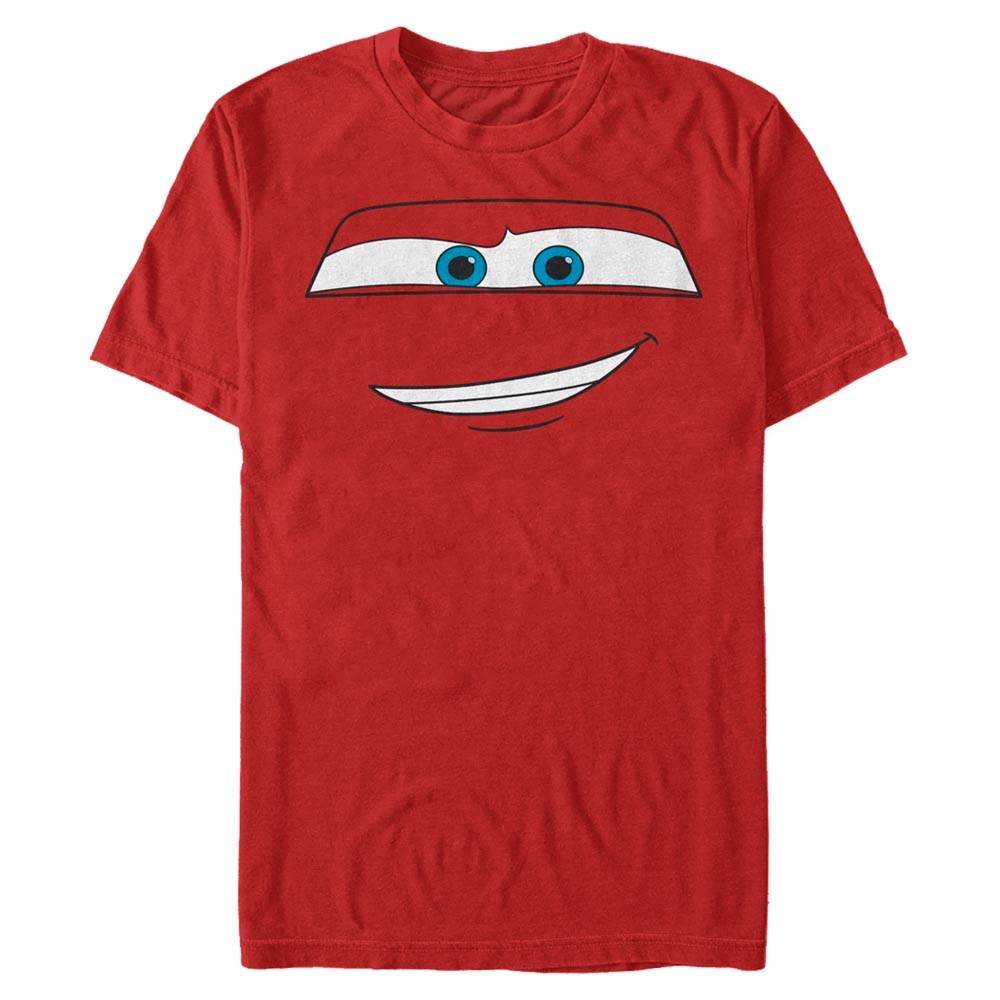 Men's Pixar McQueen Big Face T-Shirt - MARVEL PRODUCTS AND MORE