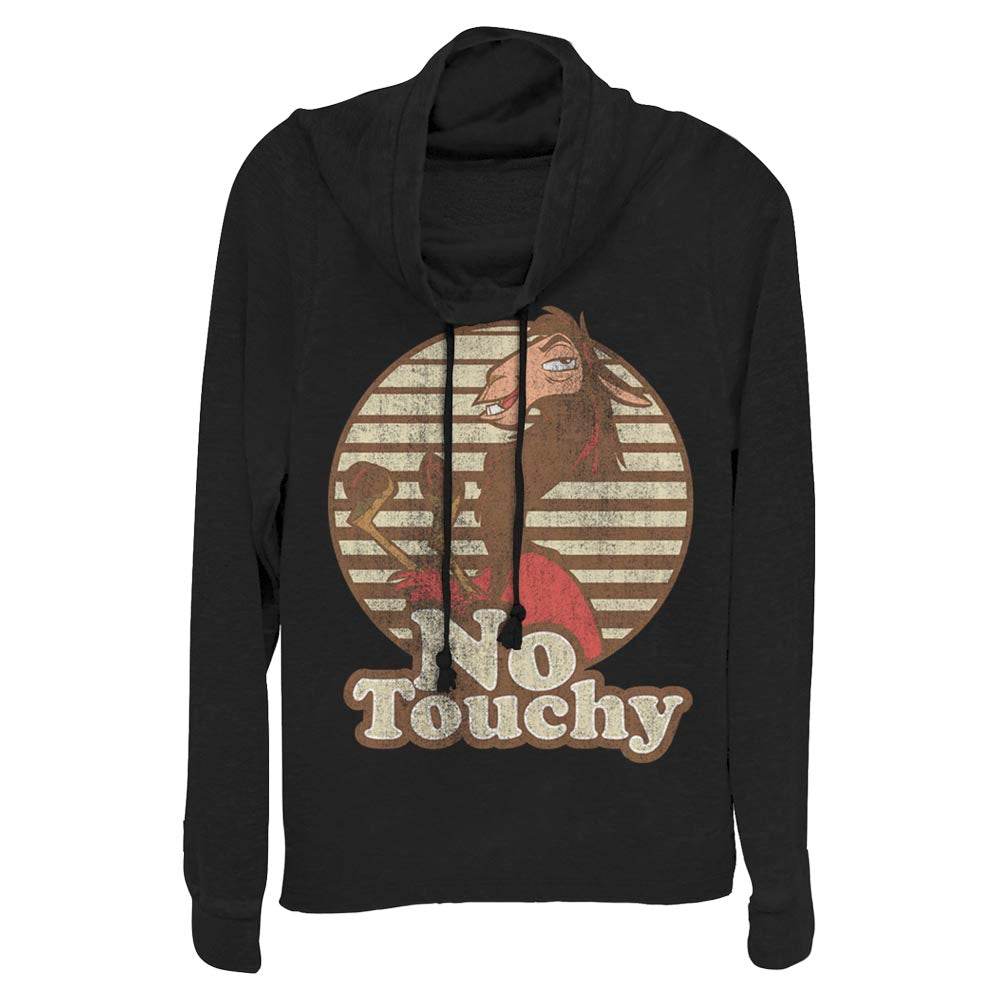 Junior's Pixar No Touchy Cowl Neck - MARVEL PRODUCTS AND MORE