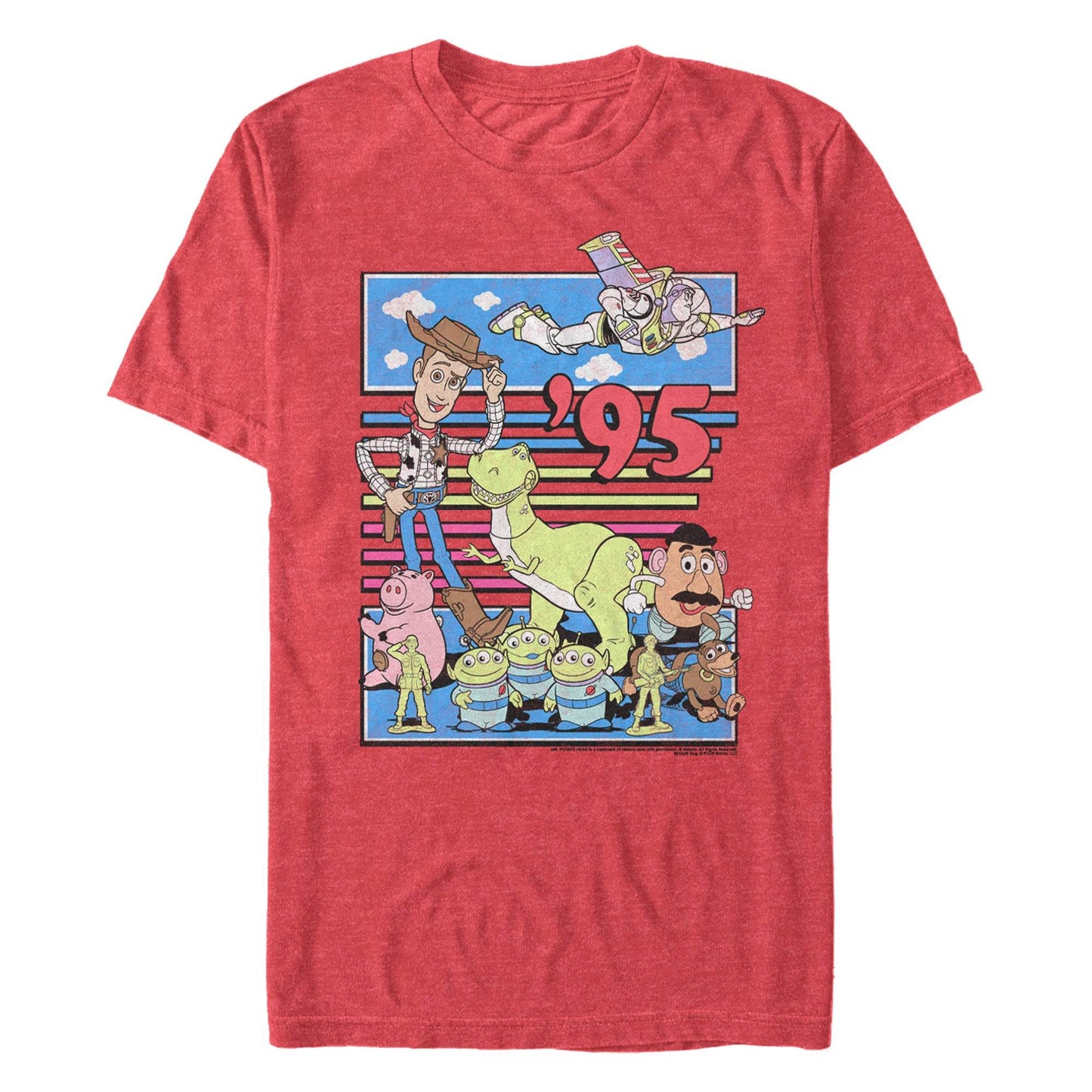 Men's Disney Fast Toys T-Shirt - MARVEL PRODUCTS AND MORE