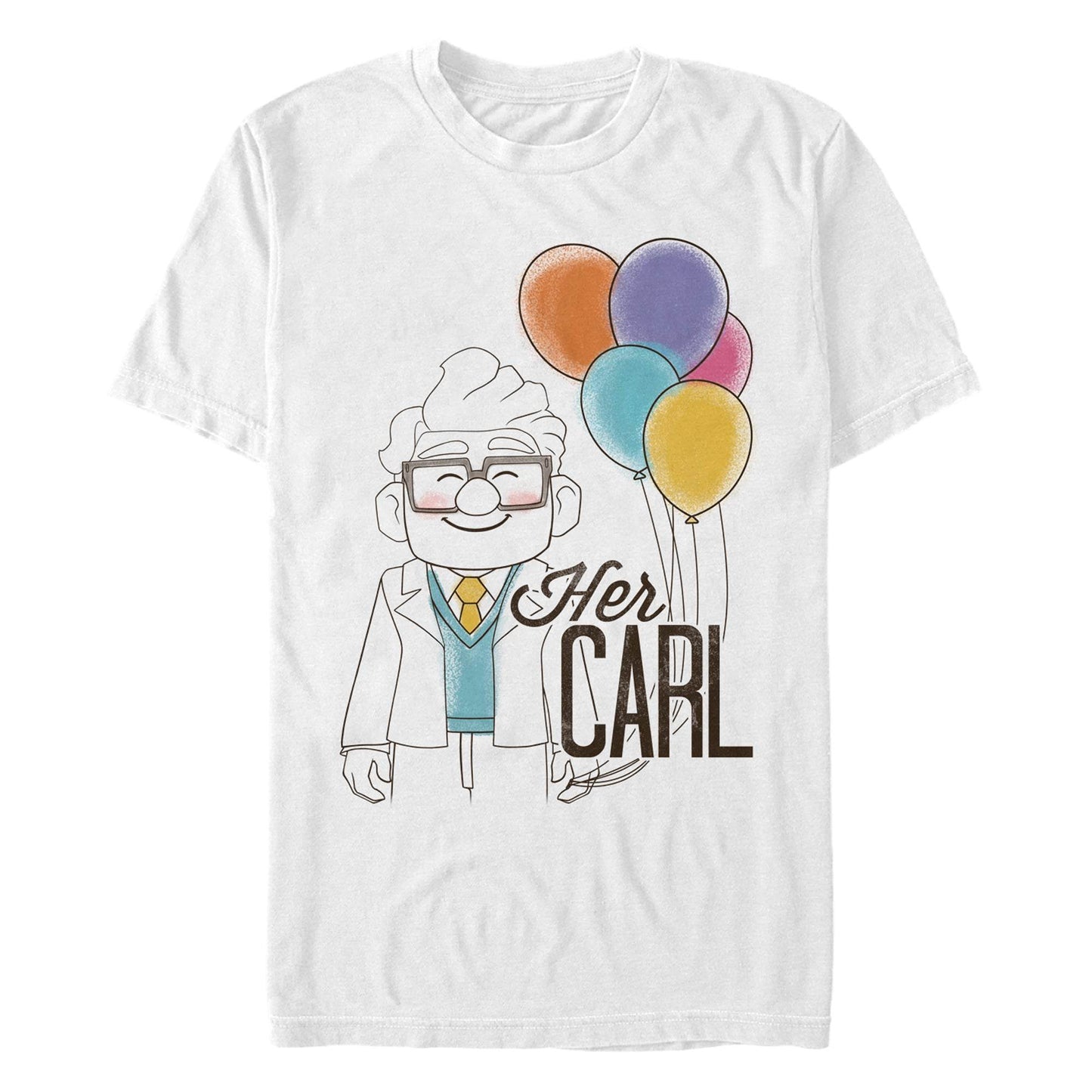 Men's Disney Her Carl T-Shirt - MARVEL PRODUCTS AND MORE