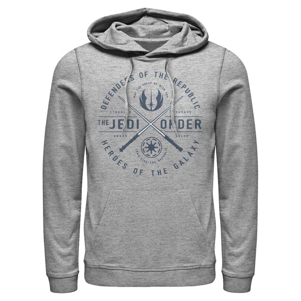 Men's Star Wars Sabers Emblem Lightweight Hoodie - MARVEL PRODUCTS AND MORE